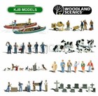 O Gauge Woodland Scenics 143 People Figures Animals 44 Variations Scenery