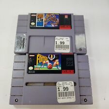 Super Play Action Football & Super Slam Dunk (Super Nintendo) SNES Basketball