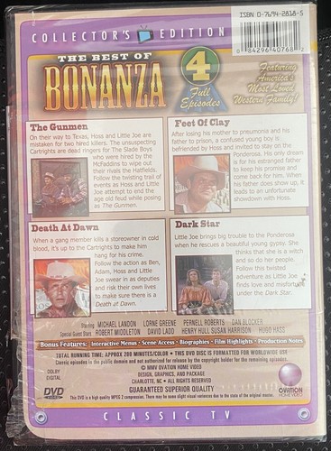 Brandneu versiegelt The Best of Bonanza DVD Sammleredition - Bild 2 von 2