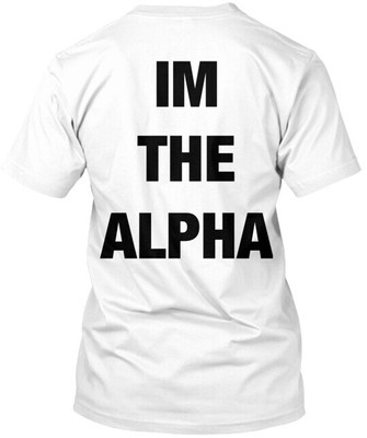 The Alpha T-shirt Made in the USA Size S to 5XL