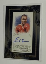 Errol Spence Jr. Boxer 2016 Allen &amp; Ginter Autographed Framed Black Mini # /25 