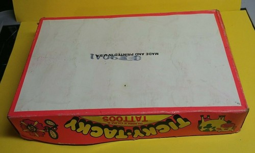 1971 Donruss Ticky-Tacky Tattoos Full Box Rare + Variation Free Pack - Picture 3 of 7