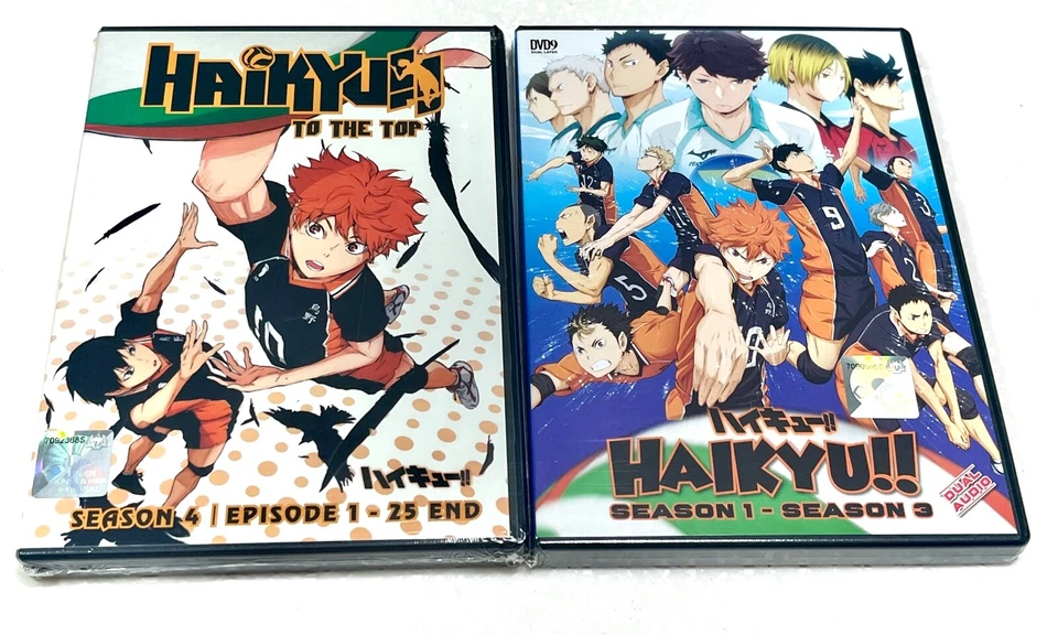 Haikyu!! Haikyuu (Season 1-4: VOL.1 - 85 End) ~ English Audio & Subtitle ~ DVD - Image 2 of 4