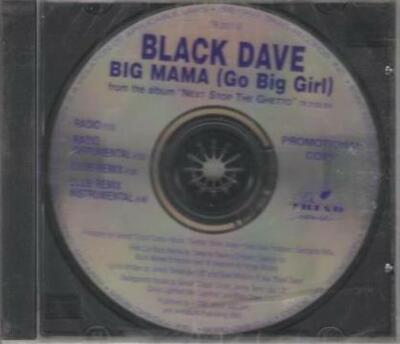 Black Dave Big Mama (Go Big Girl) PROMO MUSIC AUDIO CD Club Remixes Instrumental