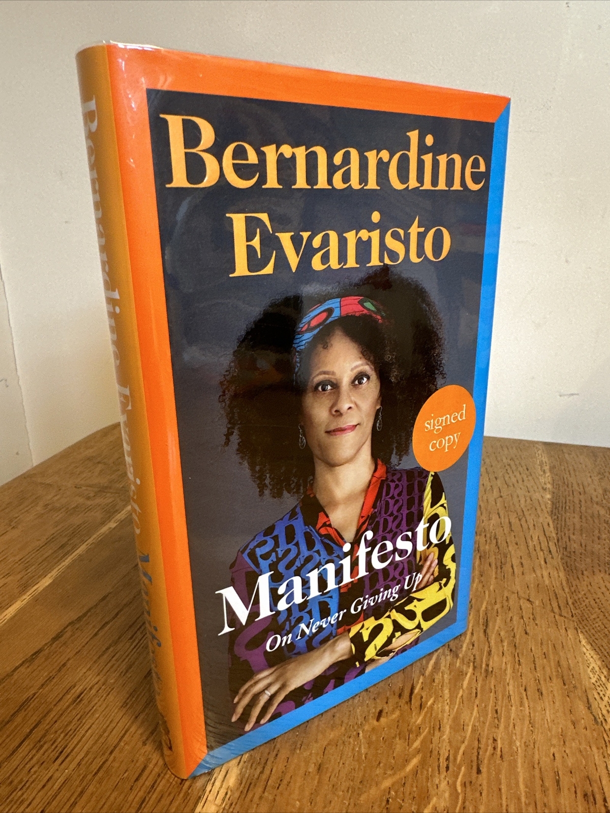Manifesto by Bernardine Evaristo SIGNED 2021 UK 1st/1st HB Hamish Hamilton