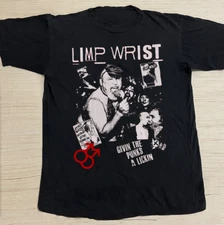 Limp Wrist Hardcore Punk Poster Band Adult Cotton Unisex T-Shirt Full Size