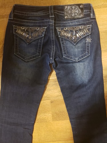 Miss Me Womens Denim Boot Cut Jeans - Picture 2 of 4