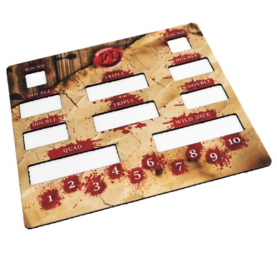 Rubber players board mat compatible with Warhammer: Warcry