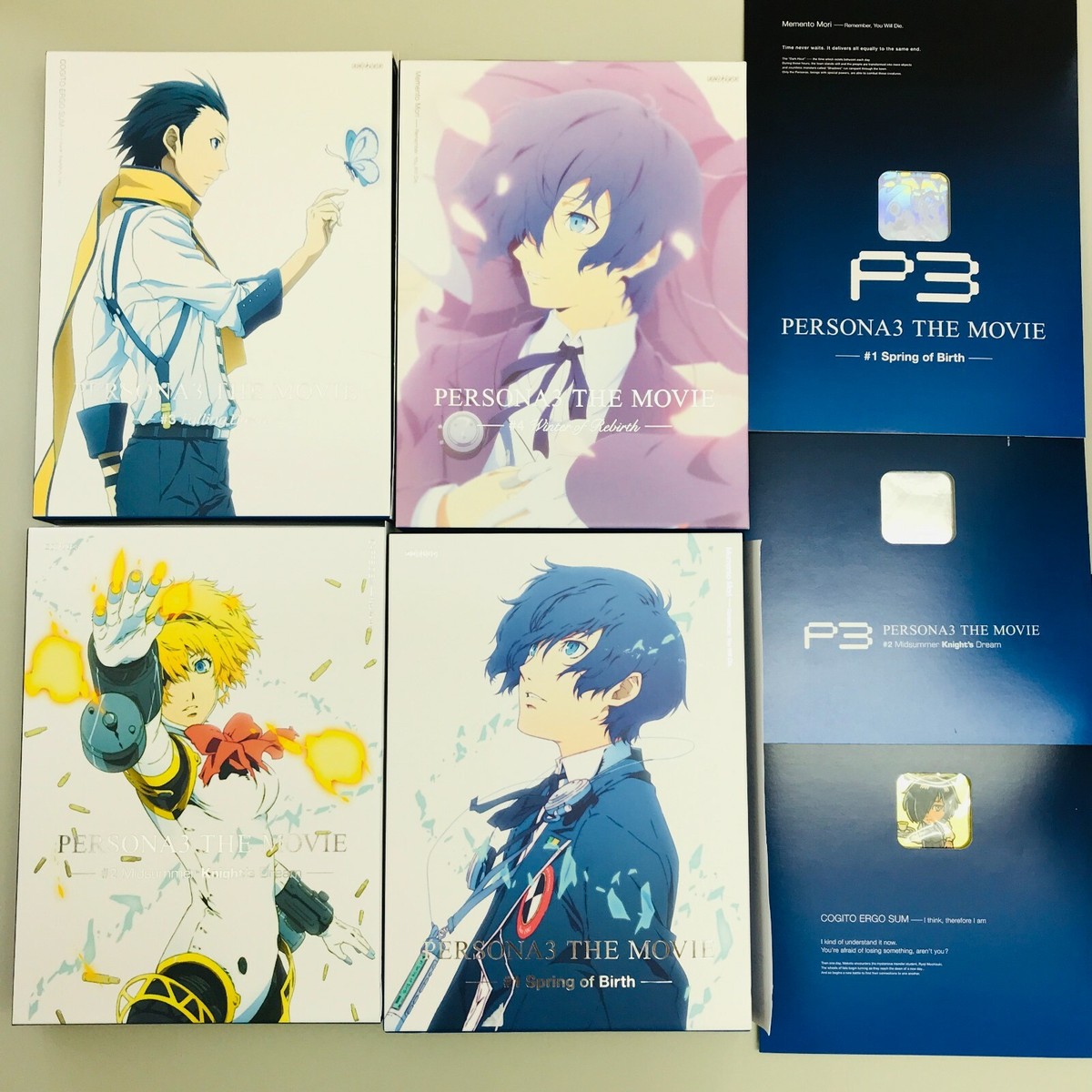 P3 / PERSONA 3 The Movie Limited Edition Blu-ray Complete #4 SET