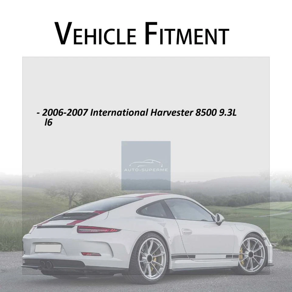 Puertas de manguera de refrigerante de radiador de motor a radiador para Mack CHU 2008 12,8 L Foto 2 de 3