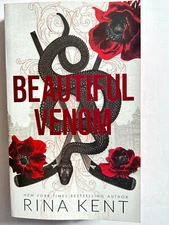2025 Beautiful Venom ..Deluxe First Ed w/Signed Bookplate Trade PBK by Rina Kent