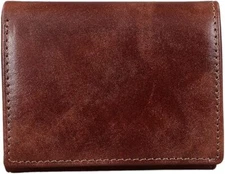 SNOBBIST Tri fold Wallet Mini Compact Museum Calf Leather Men's New
