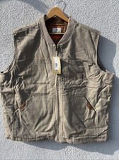 Legendary Whitetails Men's Cross Trail Vest Quilt Lining Khaki 3XL NWT MSRP 100