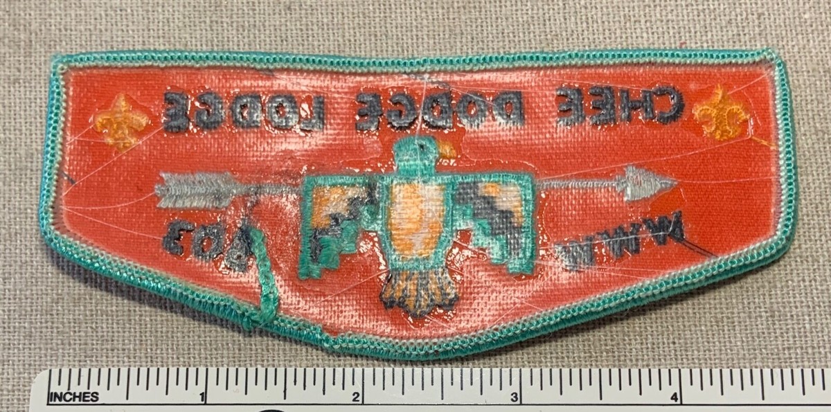 Vintage OA CHEE DODGE Lodge 503 Order of the Arrow Flap PATCH