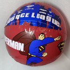Vintage 2002 Superman Inflatable Beach Ball Blow Up Justice League DC Comics