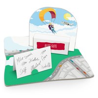 Itenga Geldgeschenk Verpackung Fallschirm Tandem ÜBerraschung Gutschein Geschenk