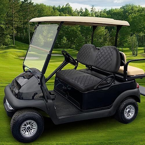 MOSNAI Club Car Precedent Seat Covers, Golf Cart Seat Covers for Club Car Pre...