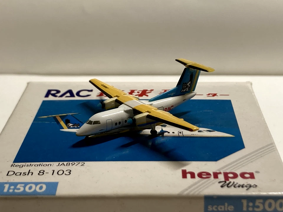 Dash 8-103 RAC Herpa Wings 1:500 - Immagine 2 di 2