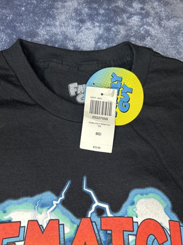 T-Shirt Family Guy Peter Griffin vs Huhn Rematch schwarz Gr. Med neu mit Etikett - Bild 3 von 3