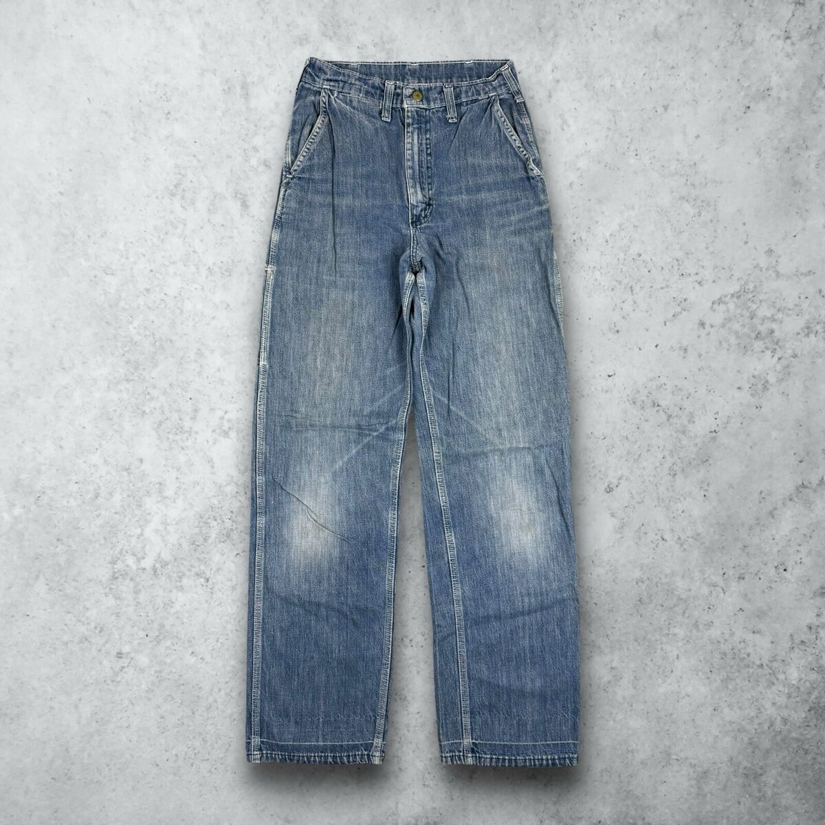 Vtg 70s Oshkosh B'Gosh Denim Carpenter Sanforized Work Pants Vtg 70s Oshkosh B'Gosh Denim Carpenter Sanforized Work Pants