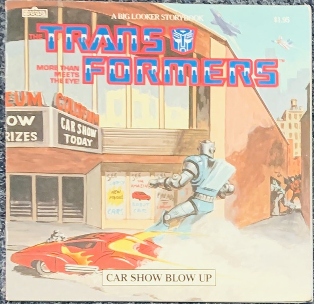 The Transformers Car Show Blow Up Paperback 1986 Book For Sale Online Ebay