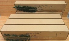 Floral Craft Lot 47 Green Artificial Broad Oak Leaves Stems Large 20" 240 Pcs
