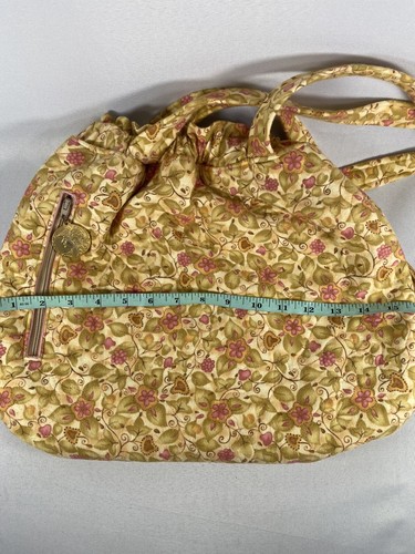 Flanell Blumen Extra Große Schultertasche SOKA Handmade Neu Cottagecore Skurril - Bild 8 von 9