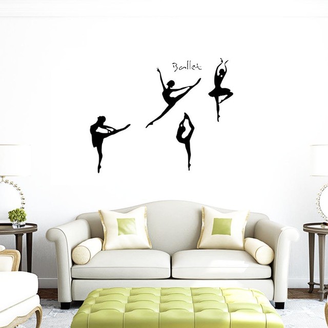Wallsticker Modern Ballerina Wall Decal Sticker Room Decorations