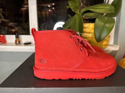 UGG Neumel II Unisex Kid Chukka Boot, Size 6 - Red (1017320K  display picture 3