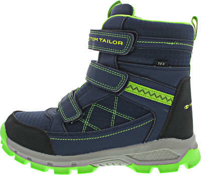 Tom Tailor Jungen Klettstiefel blau