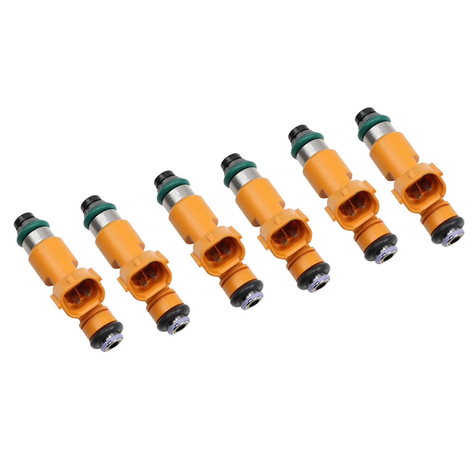 6X Inyector de combustible para 09-17 Nissan 370Z 3,7 L V6 14-17 Infiniti QX70 3,7 L V6 Foto 2 de 4
