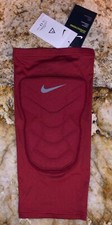 NIKE Pro Combat Compression Padded CRIMSON Red Basketball Knee Sleeve Mens M