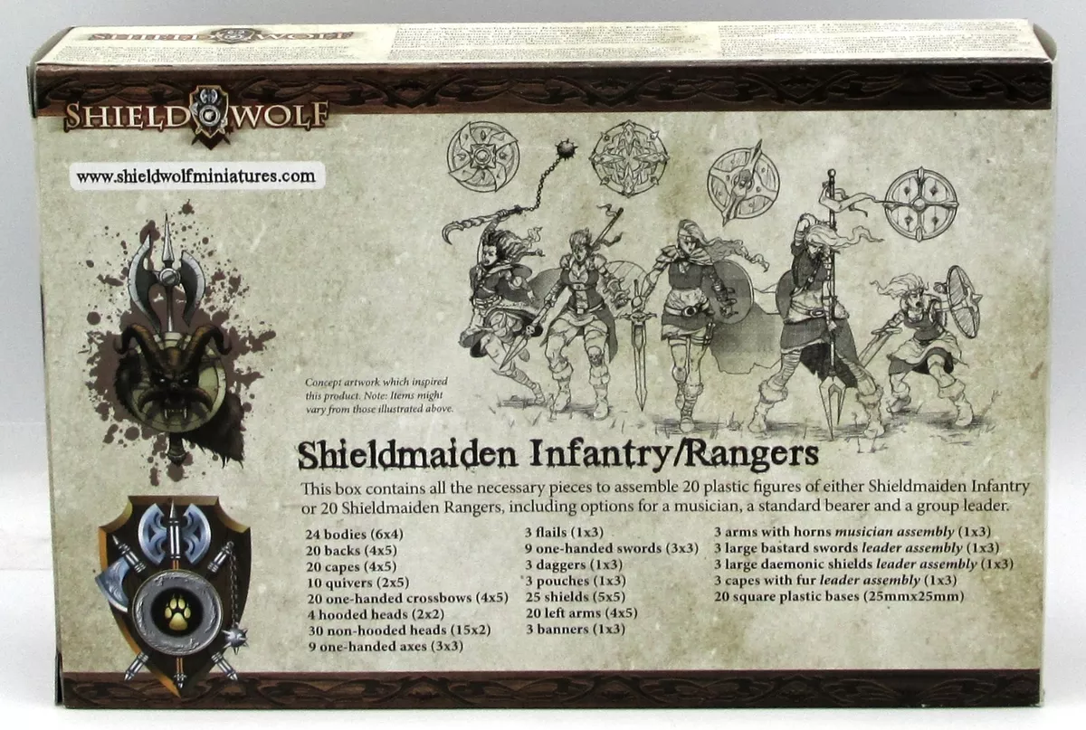 UNBOXING Shieldmaidens from Shieldwolf. 