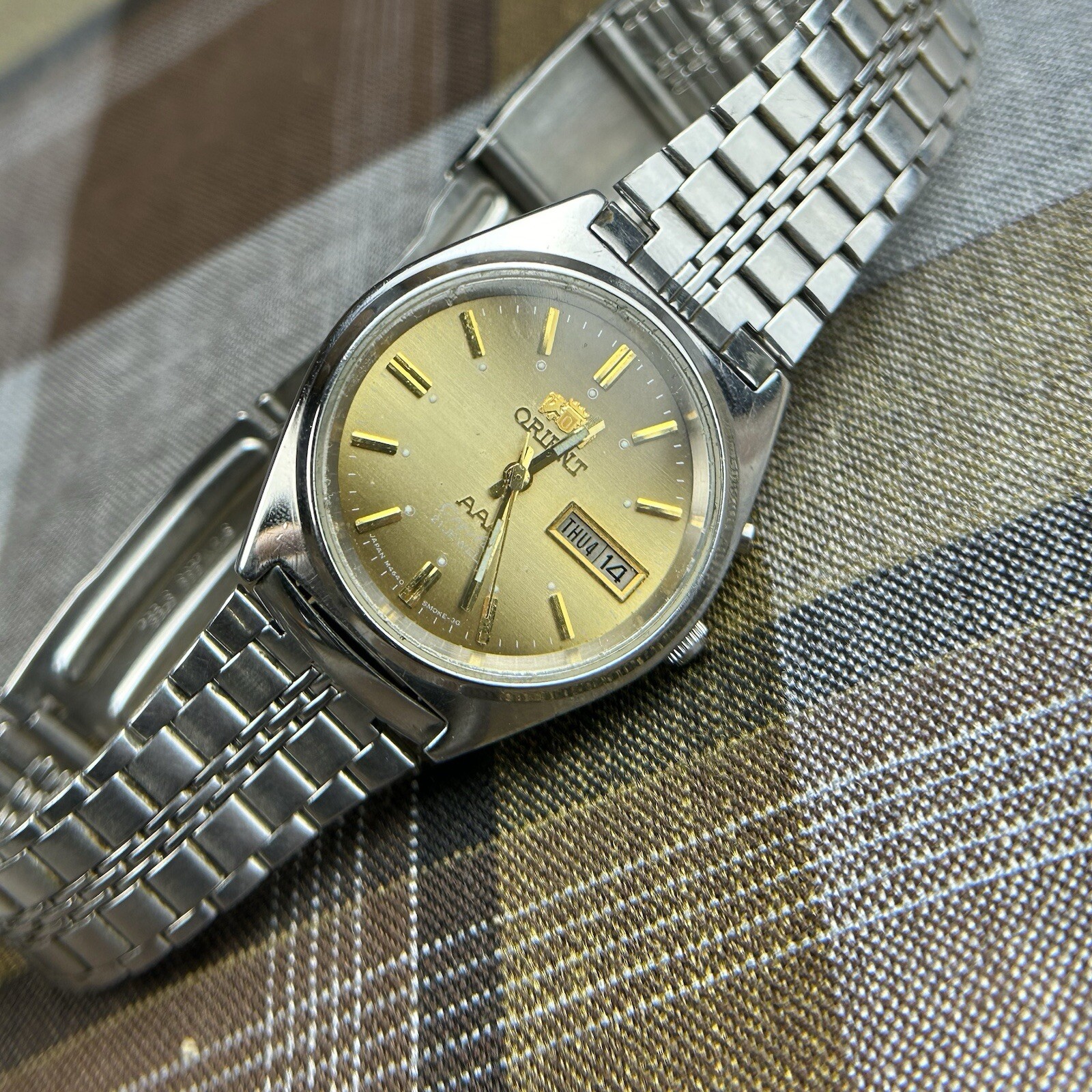 Vintage ORIENT AAA Crystal Automatic 21 jewels Wa… - image 10