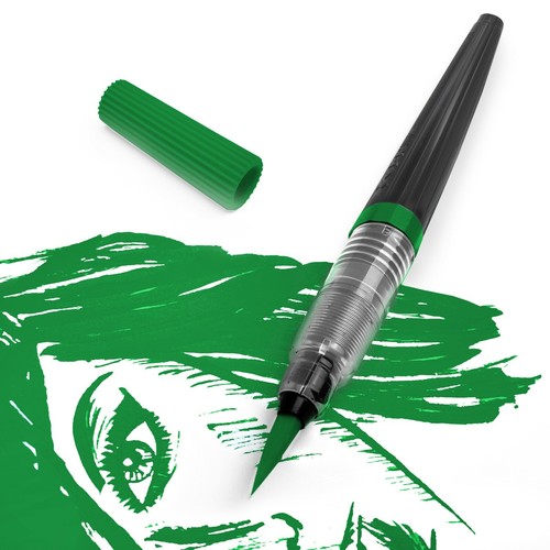 Pentel Farbe Wasser Pinsel Stifte - Nachfüllbar, Kalligraphie, Manga - 24 Farben - Bild 35 von 40