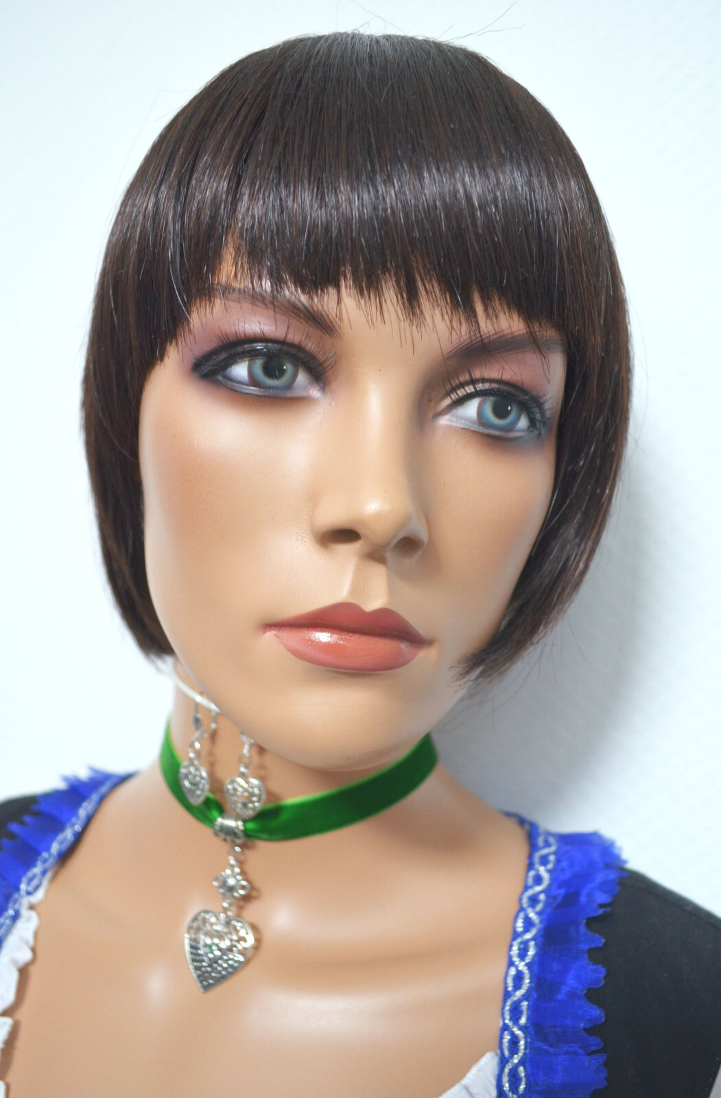 Oktoberfest Schmuck Set 3-teilig - Edelweiß Halskette, Ohrringe & Armband Für Damen Dirndl