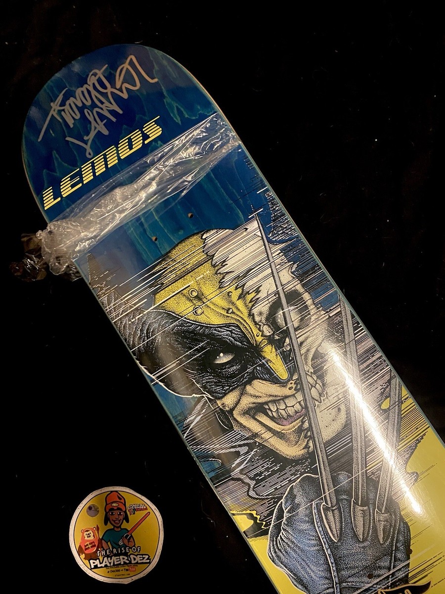Primitive Paul Jackson Marvel スケートボードデッキ RARE SIGNED Primitive Tiago Marvel Wolverine Skateboard Deck