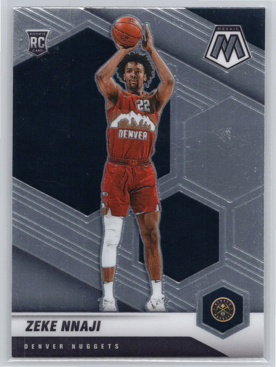 2020-21 Panini Mosaic #231 Zeke Nnaji Golden State Warriors RC | eBay