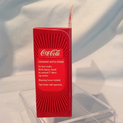 Coca-Cola Stationary Bottle Opener Cast Iron Sealed in Box $9.99 - Picture 2 of 11