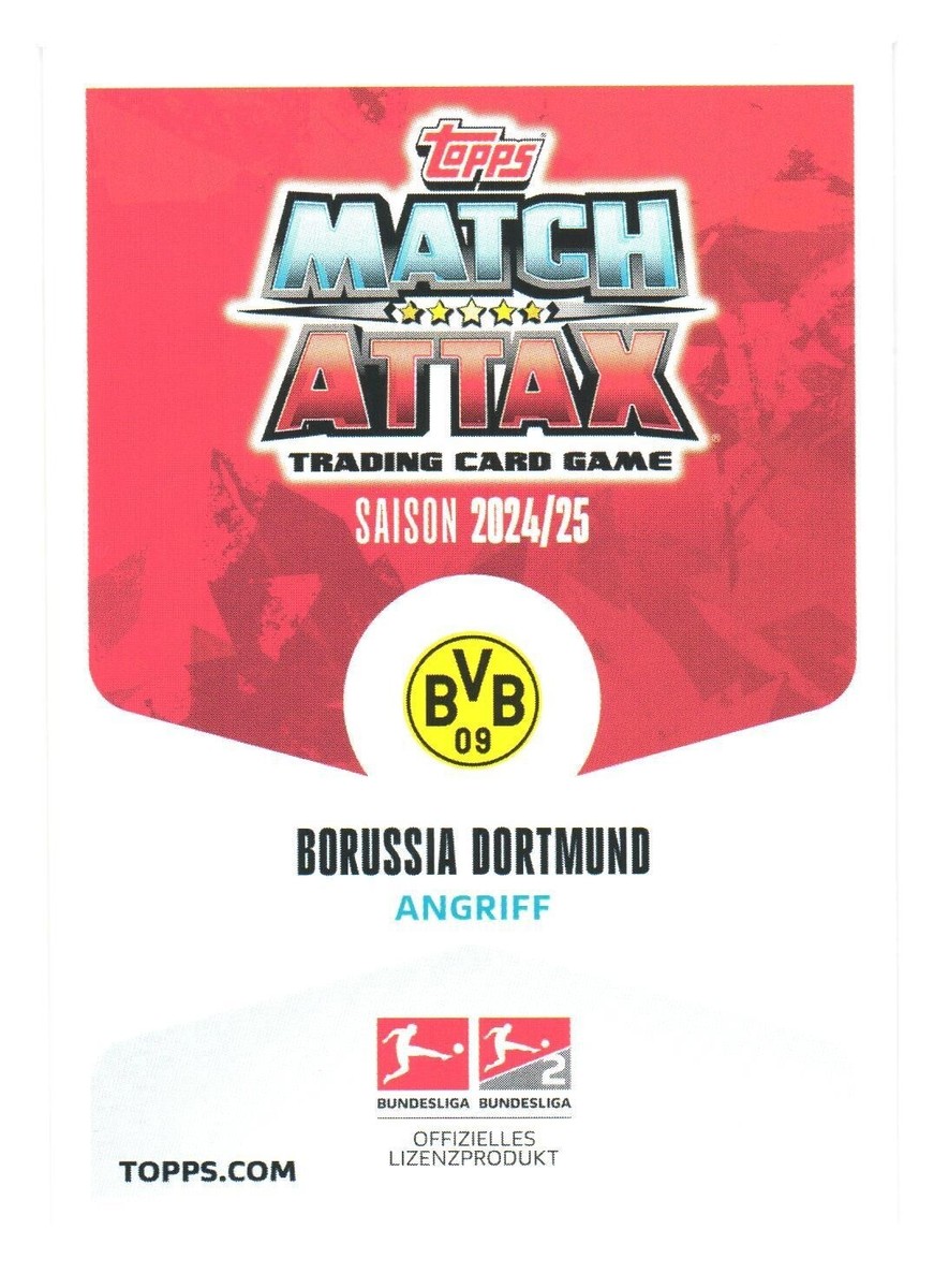 TOPPS CHROME 2024 Bundesliga Numéro 93 Serhou Guirassy Hyper Réfracteur
