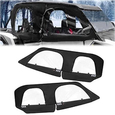 For Polaris RZR XP 1000 2024 2025 UTV Soft Upper Doors Cab Enclosure Set 1 Pair