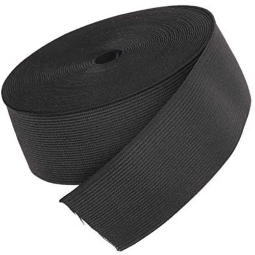 Premium Black Elastic 2 inch 50mm Wide Sewing Dressmaking Waistband Cuff