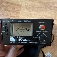 Sky Peaker Analog Satellite Signal Strength Meter with Operation Manual