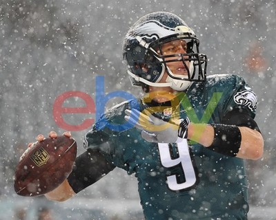 Nick Foles 2014 Snow Game v Lions Philadelphia Eagles 8x10 NFL Football Photo