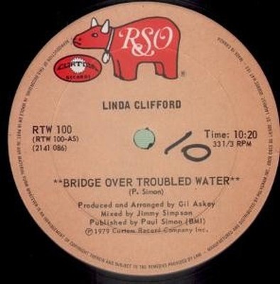 Linda Clifford Bridge Over Troubled Water 12'' Vinyl Kanada RSO 1979 Hat Einige