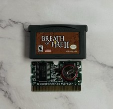 Breath of Fire II (Nintendo Game Boy Advance, 2002) Authentic Cart Only & Tested