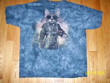 Air Force Pilot Cat by The Mountain Tee Shirt Size 3XL RARE