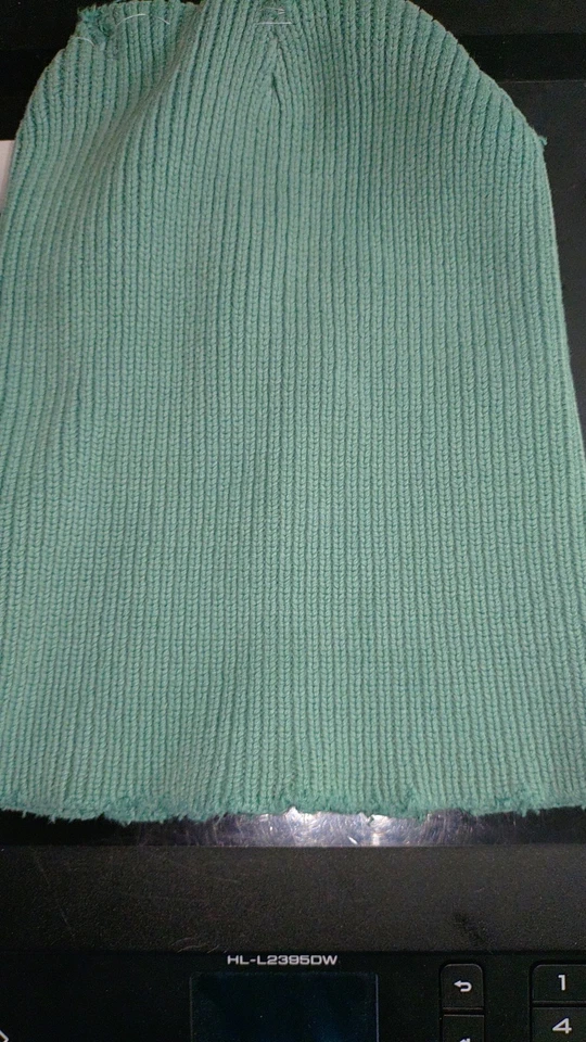 Gorra tejida verde menta {azul marino antiguo} - talla única para todos Foto 3 de 4
