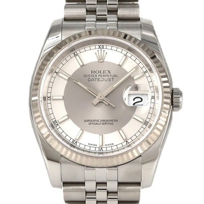 Authentic Rolex Datejust 116234 SSxWG Mechanical Automatic D #230-000-430-0112
