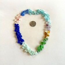 Beach Sea Glass Rainbow of Colors 100 Pieces Tinies Genuine Surf-tumbled